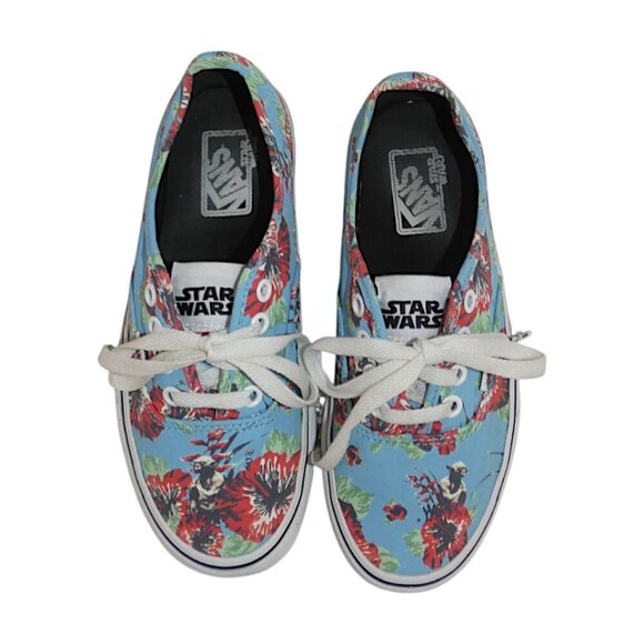 Vans Star Wars Yoda Floral Aloha Sneakers Unisex 4.5M/6W  Limited 2014 Kawaii - Picture 2 of 14